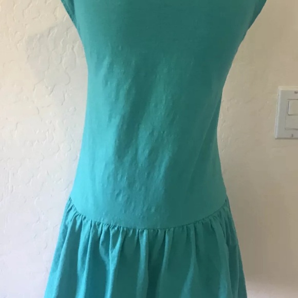 KATE SPADE NEW YORK JUNIOR GIRLS SIZE 14 SEAFOAM GREEN TURQUOISE DRESS WITH BOW - Picture 3 of 5